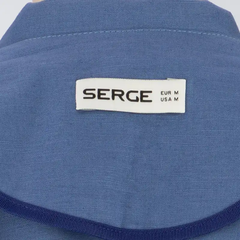 مانتو زنانه سرژه مدل 216618 رنگ آبی