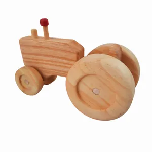 اسباب بازی چوبی مدل تراکتور کد 21