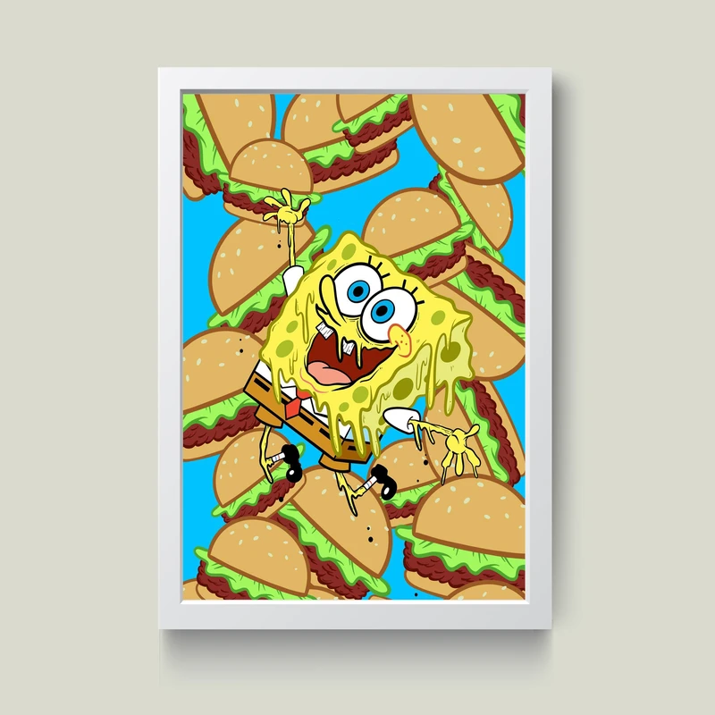 تابلو مدل باب اسفنجی sponge bob کدG13-48