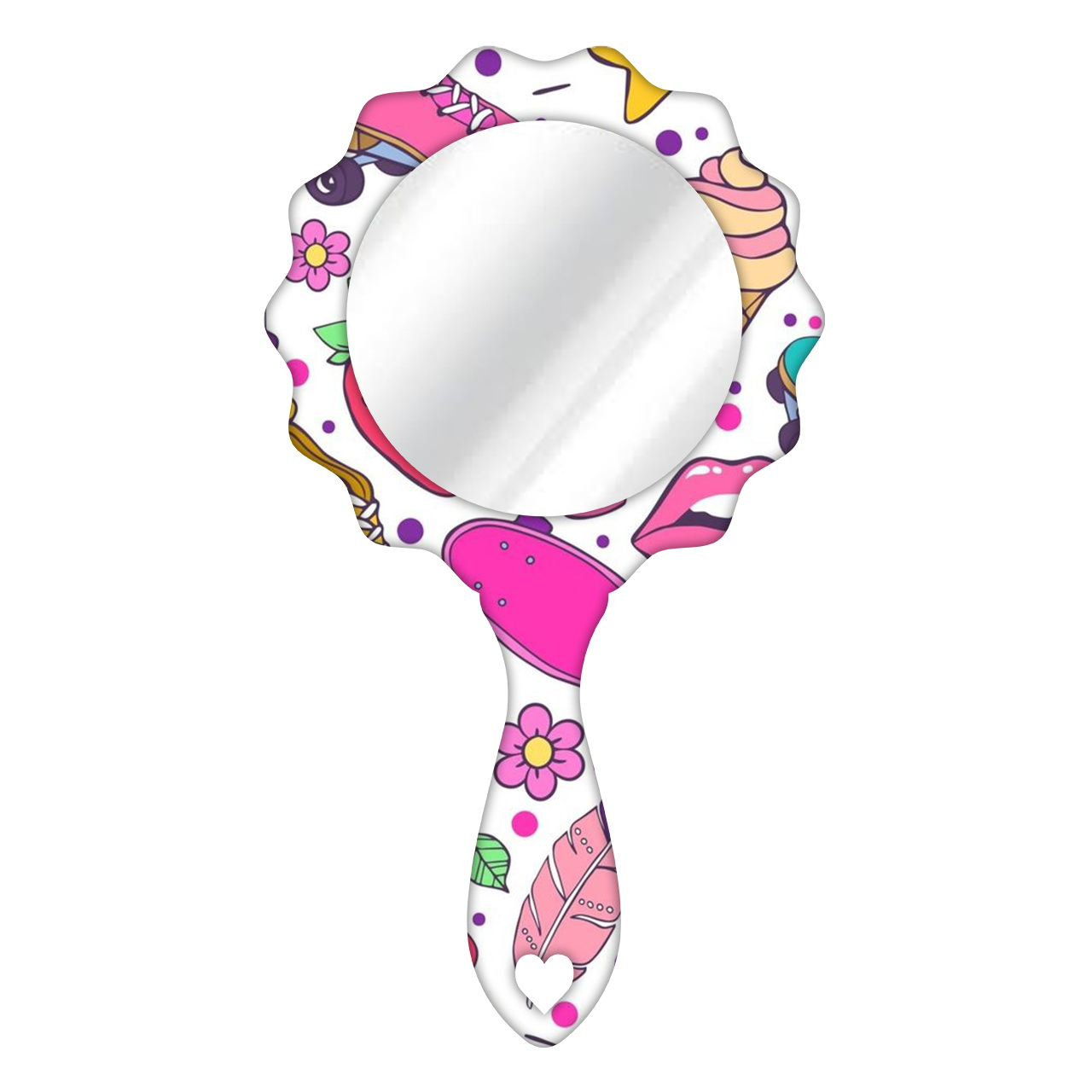 آینه آرایشی مدل فانتزی کد AY978