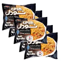 نودل نیمه آماده هاتی کارا طعم باربیکیو - 77 گرم بسته 5 عددی