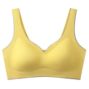 نیم تنه ورزشی زنانه مدل سوپر سبک کد 3030 رنگ زرد