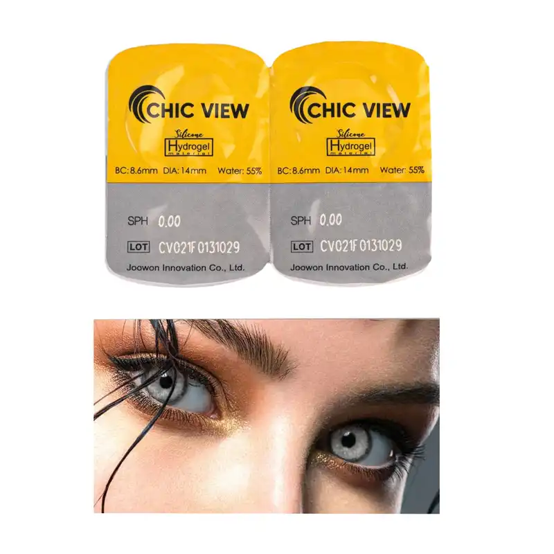 لنز چشم چیک ویو شماره 108 رنگ طوسی