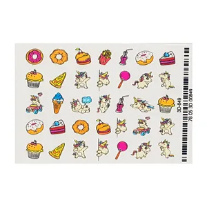 برچسب لنز ناخن مدل 3D-849