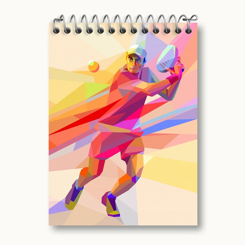 دفتر یادداشت 50 برگ خندالو مدل تنیس Tennis کد 14608