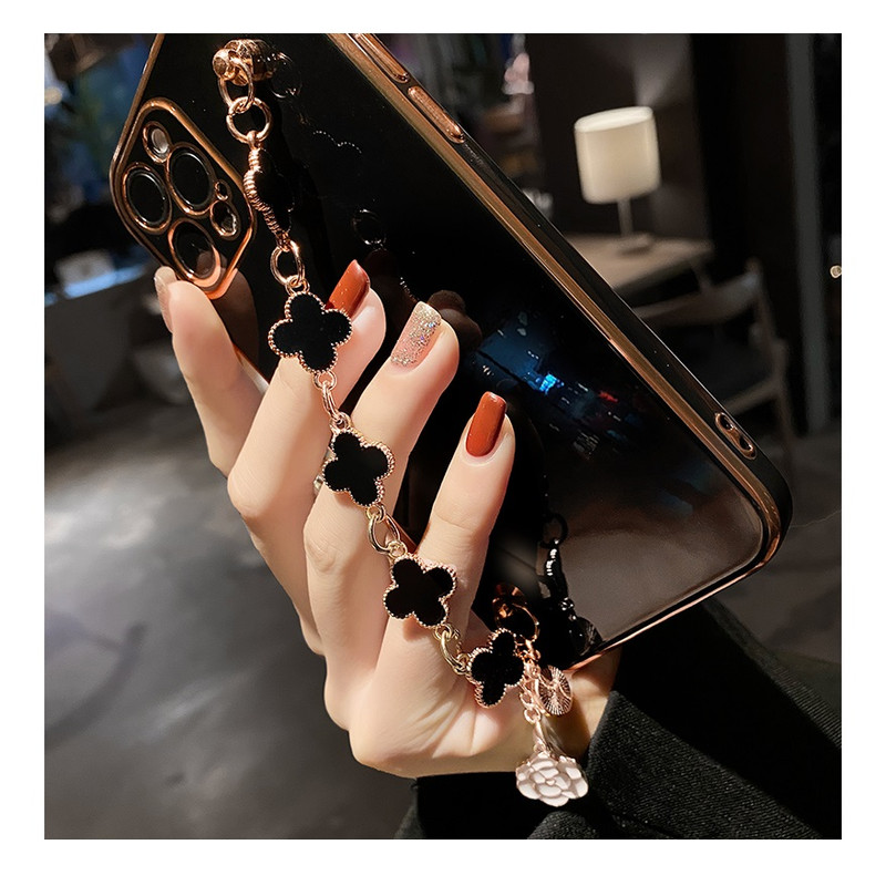 کاور مانستر مدل Black Flower مناسب برای گوشی موبایل سامسونگ Galaxy S10 Plus