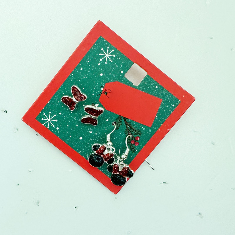 گوشواره دخترانه مدل میکی کد 05 مجموعه 2 عددی