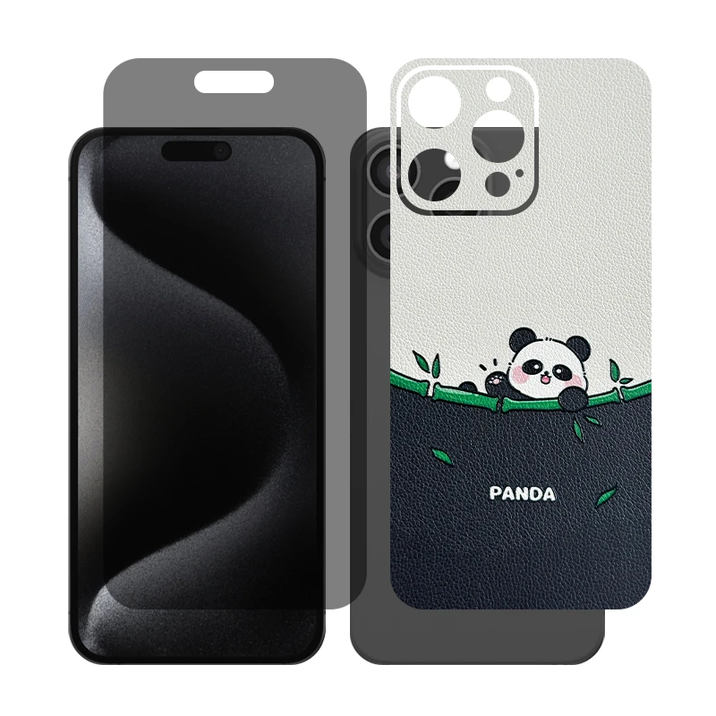 محافظ صفحه نمایش حریم شخصی گلس مدل Together مناسب برای گوشی موبایل اپل iPhone 15 Pro Max به همراه برچسب پوششی