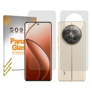 Panzer Glass Resistant model transparent Screen protector suitable for Realme 12 Pro Plus mobile phone along with the phone back protector