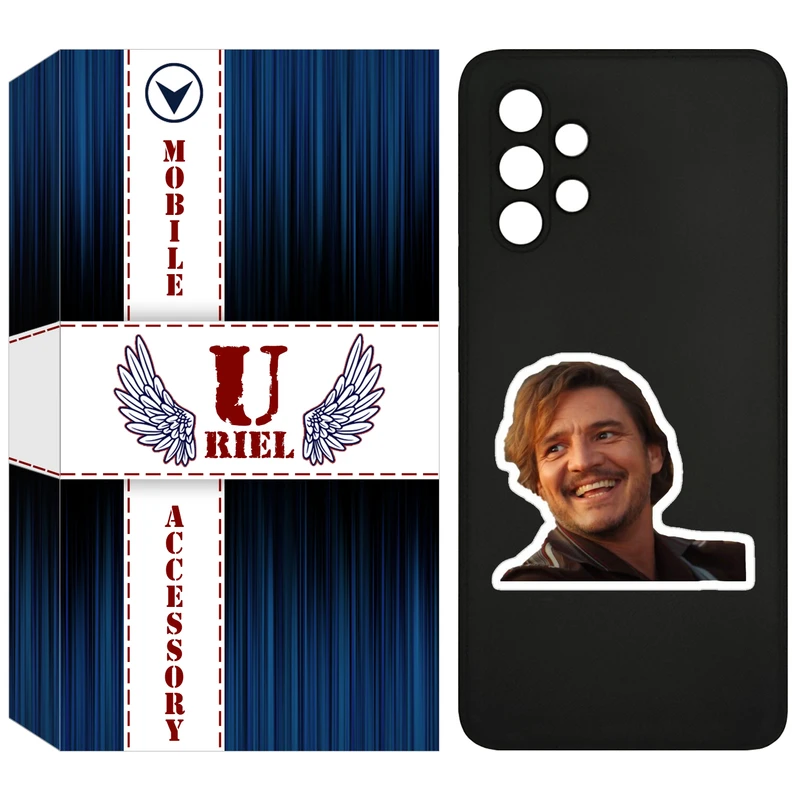 کاور یوریل قاب مدل KSH کد 83 طرح لبخند مناسب برای گوشی موبایل سامسونگ Galaxy A32 4G