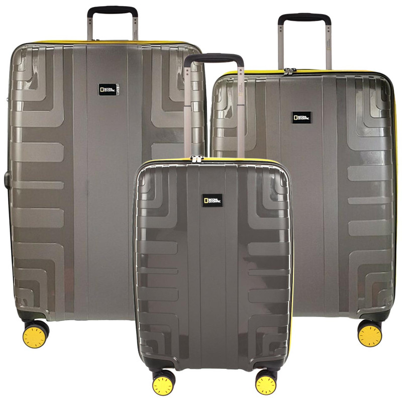 مجموعه سه عددی چمدان نشنال جئوگرافیک مدل GIBRALTAR N156