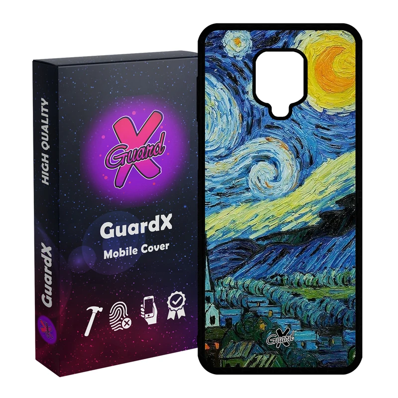 کاور گارد ایکس طرح Art مدل Glass10266 مناسب برای گوشی موبایل شیائومی Redmi Note 9S / Note 9 Pro / Note 9 Pro Max