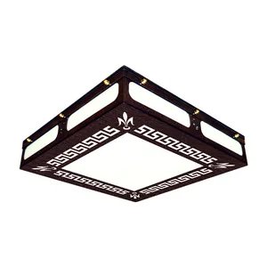 لوستر سقفی وودلایت مدل مربع 