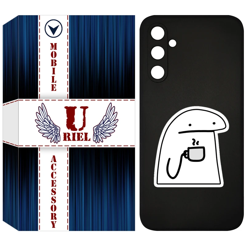 کاور یوریل قاب مدل KSH کد 79 طرح پوکرفیس مناسب برای گوشی موبایل سامسونگ Galaxy A55