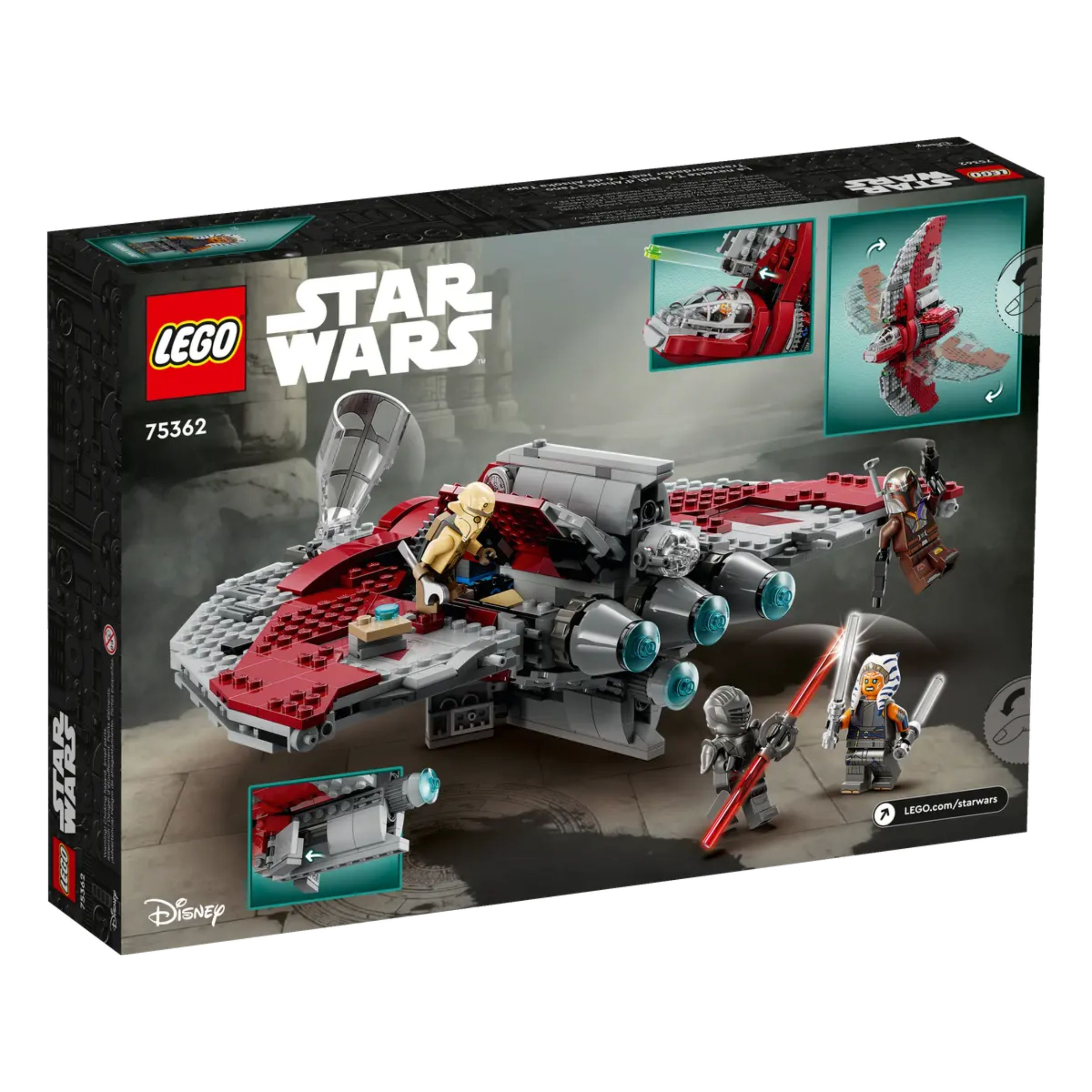 لگو سری Star Wars مدل Ahsoka Tano's T-6 Jedi Shuttle کد 75362
