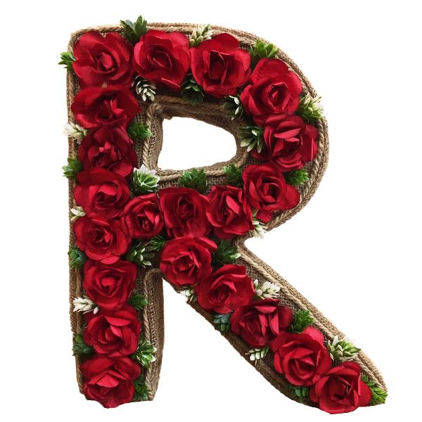 مشخصات قیمت و خرید استند گل مصنوعی طرح حرف R کد 283 دیجی کالا