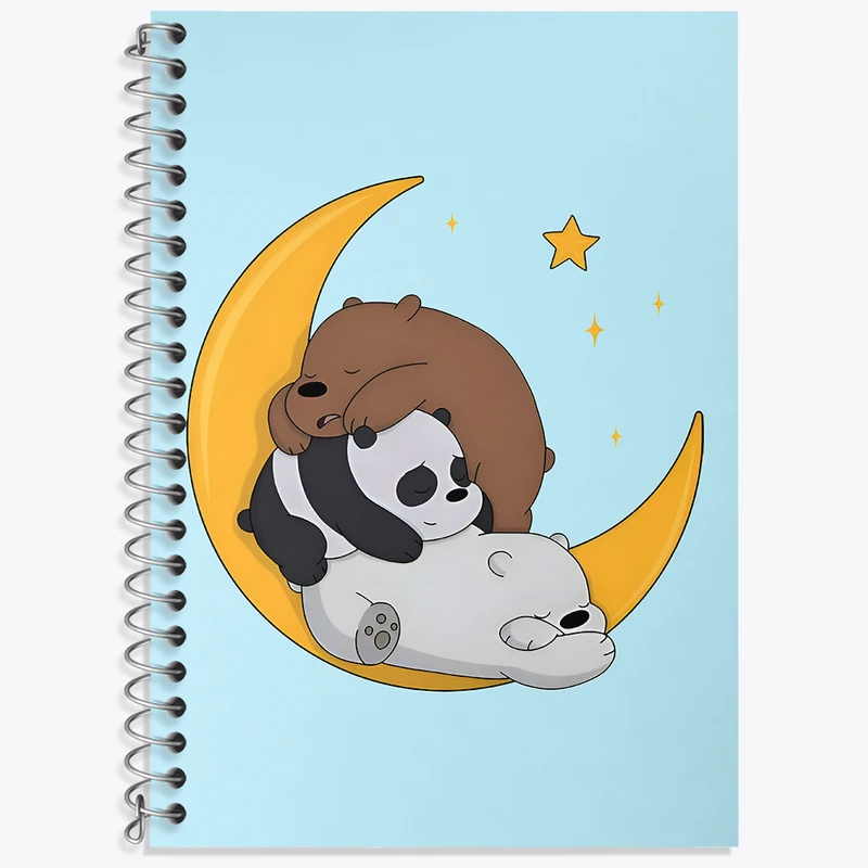 دفتر نت موسیقی 50 برگ خندالو طرح سه خرس کله پوک کد N5343