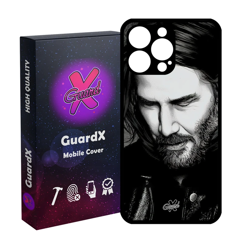 کاور گارد ایکس طرح جان ویک مدل Glass10498 مناسب برای گوشی موبایل اپل iPhone 14 Pro Max