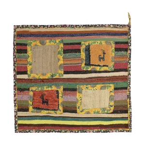 کلاژ گلیم دستباف نیم متری مدل N44t334