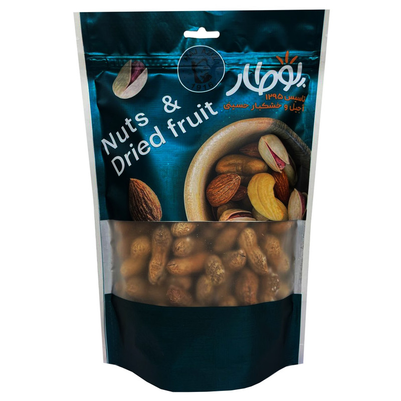 بادام زمینی با پوست برشته پوطار - 1000 گرم