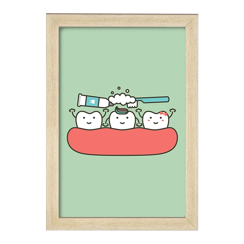 تابلو خندالو مدل دندان و دندانپزشکی کودکانه کد 27752