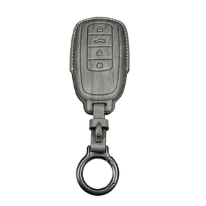 کاور ریموت و جاسوئیچی خودرو ام آر جی مدل 994 طرح چرم چوب دست دوز مناسب برای لوکانو