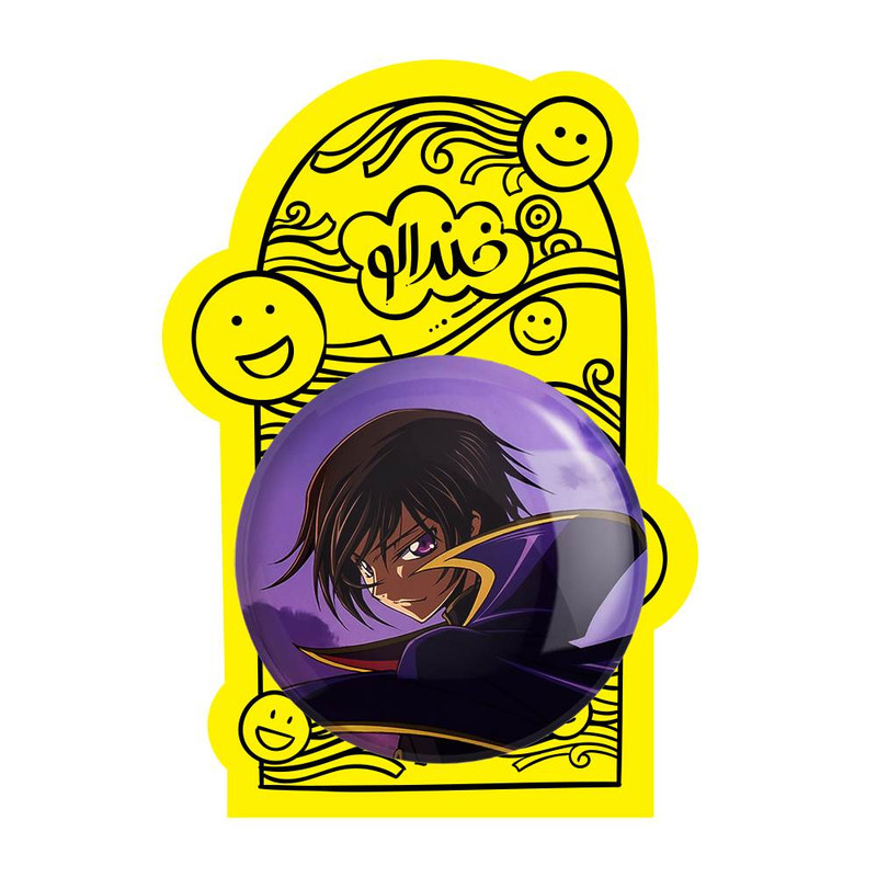 آینه جیبی خندالو مدل لولوش وی بریتانیا انیمه کد گیاس Code Geass کد 13068 آینه جیبی خندالو مدل لولوش وی بریتانیا انیمه کد گیاس Code Geass کد 13068
