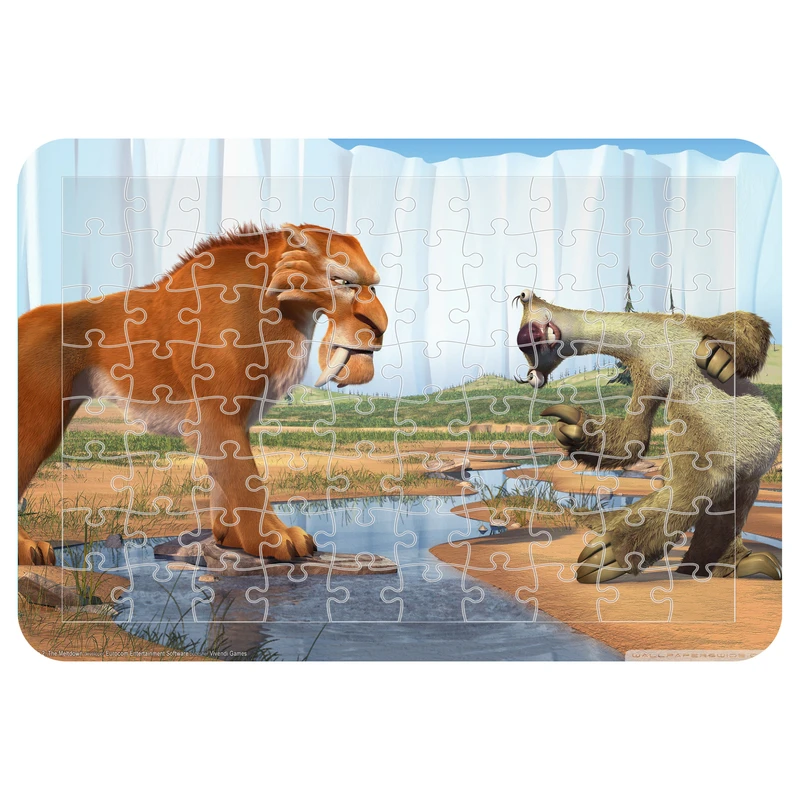 پازل54 تکه اطلس آبی طرح کارتون عصر یخبندان مدل P1758