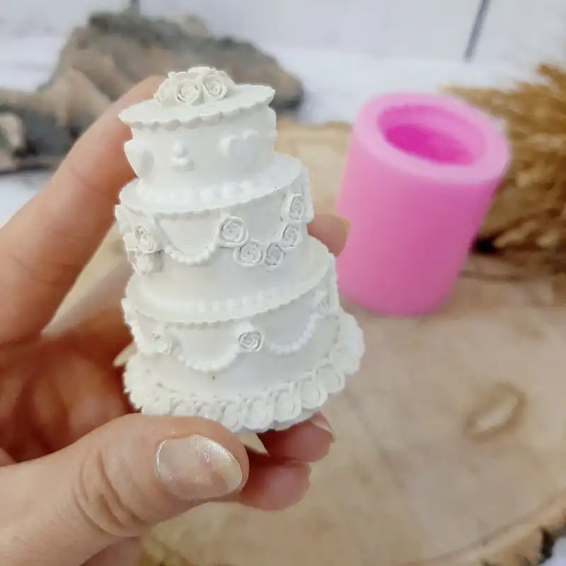 قالب شمع مدل کیک