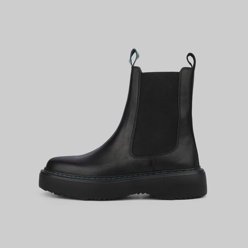 نیم بوت زنانه چرم مشهد مدل J2790-001-37