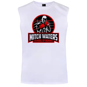 تاپ مردانه مدل بوکس کد BM21 رنگ سفید