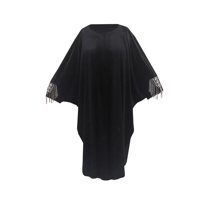 مانتو عبایی زنانه مدل مجلسی جواهردوزی شده 