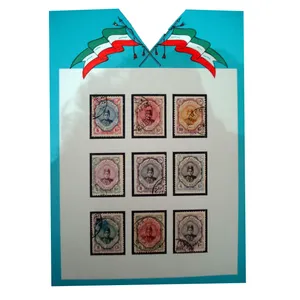 تمبر یادگاری مدل قاجار کد ghajar-01 مجموعه 9 عددی