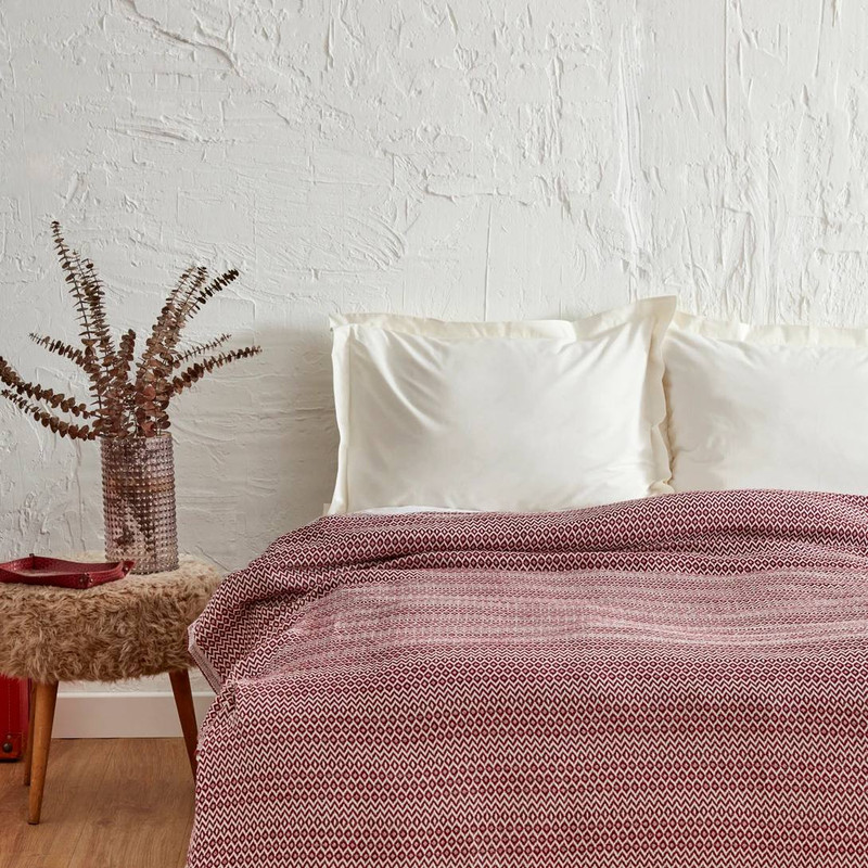 سرویس روتختی کاراجا هوم مدل Levi Lila Çift Kişilik Pike دو نفره یک تکه