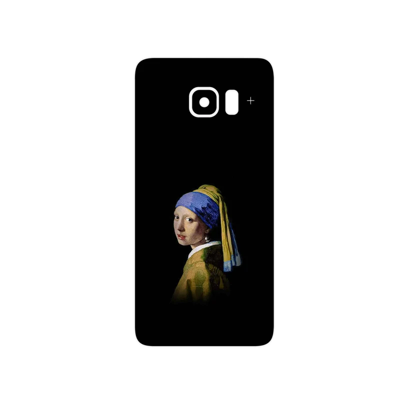 برچسب پوششی ماهوت مدل Girl with a Pearl Earring of Vermeer مناسب برای گوشی موبایل سامسونگ Galaxy S6 Edge Plus