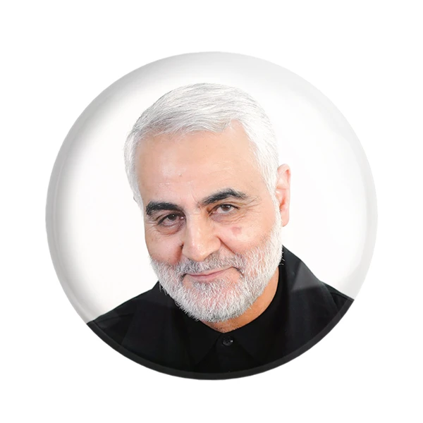 مگنت خندالو طرح سردار قاسم سلیمانی کد 12612