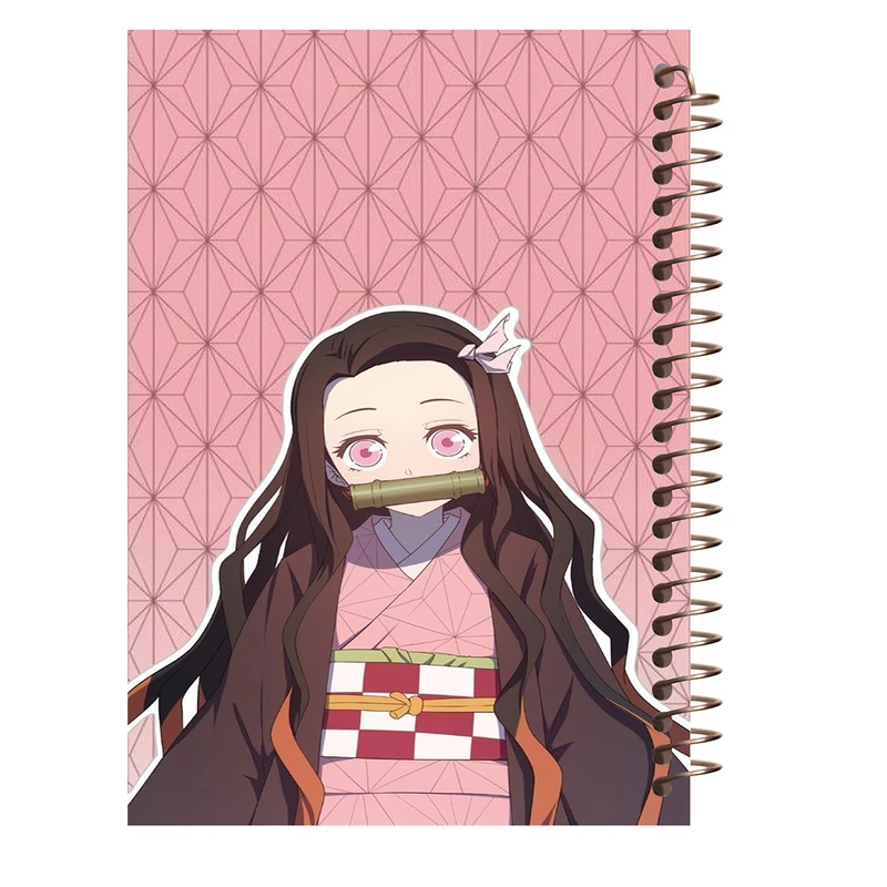 دفتر مشق 60 برگ طرح انیمه مدل نزوکو کد M298