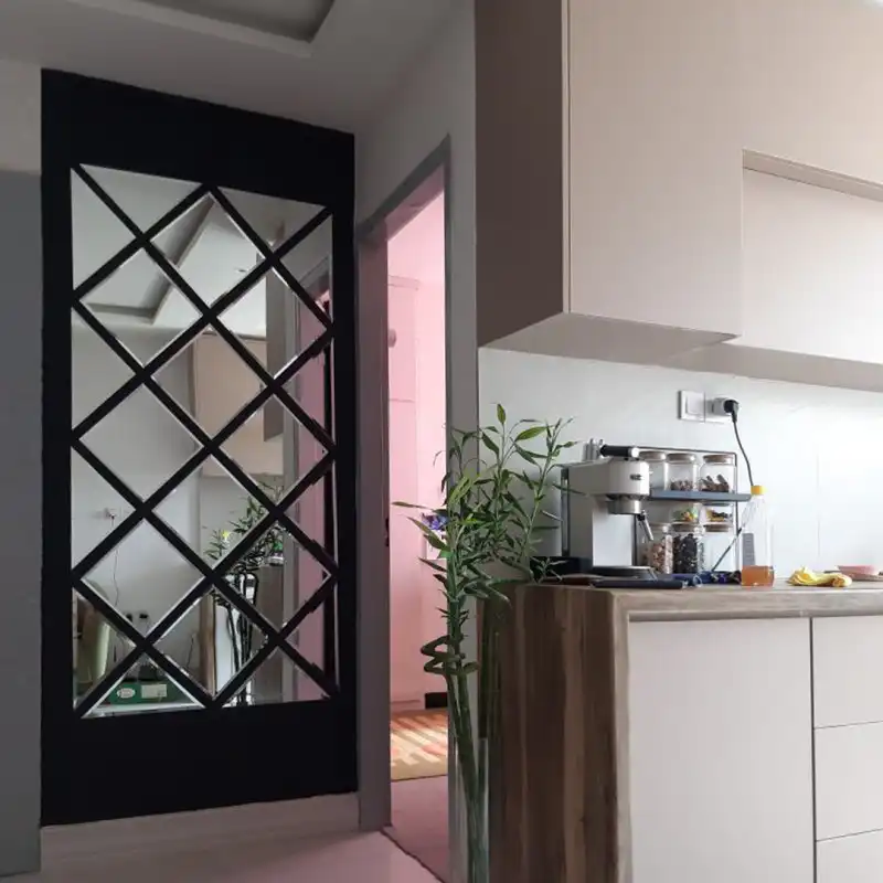 آینه مدل مربع بسته 22 عددی