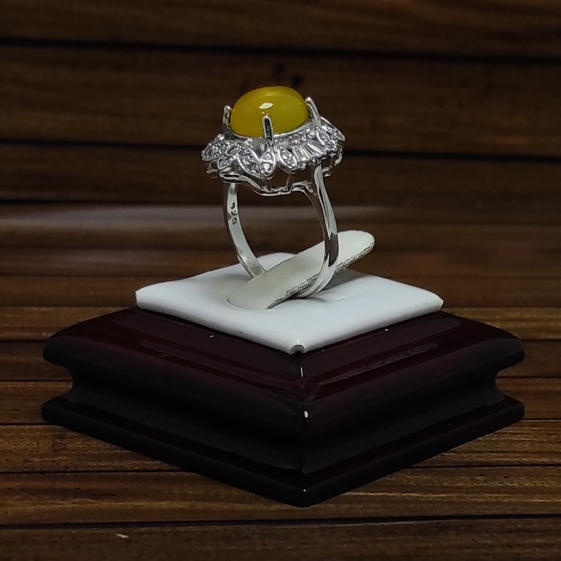 انگشتر نقره زنانه سلین کالا مدل شرف الشمس طبیعی کد Mps-3 انگشتر نقره زنانه سلین کالا مدل شرف الشمس طبیعی کد Mps-3