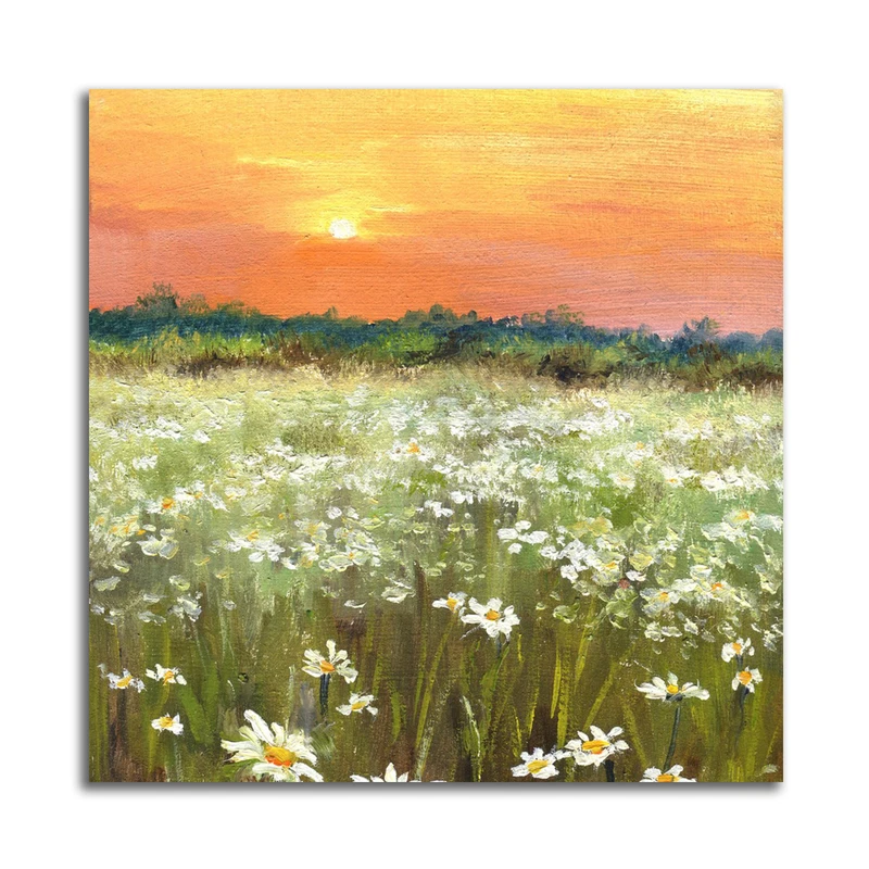 تابلو شاسی مدل نقاشی رنگ و روغن منظره کد A92