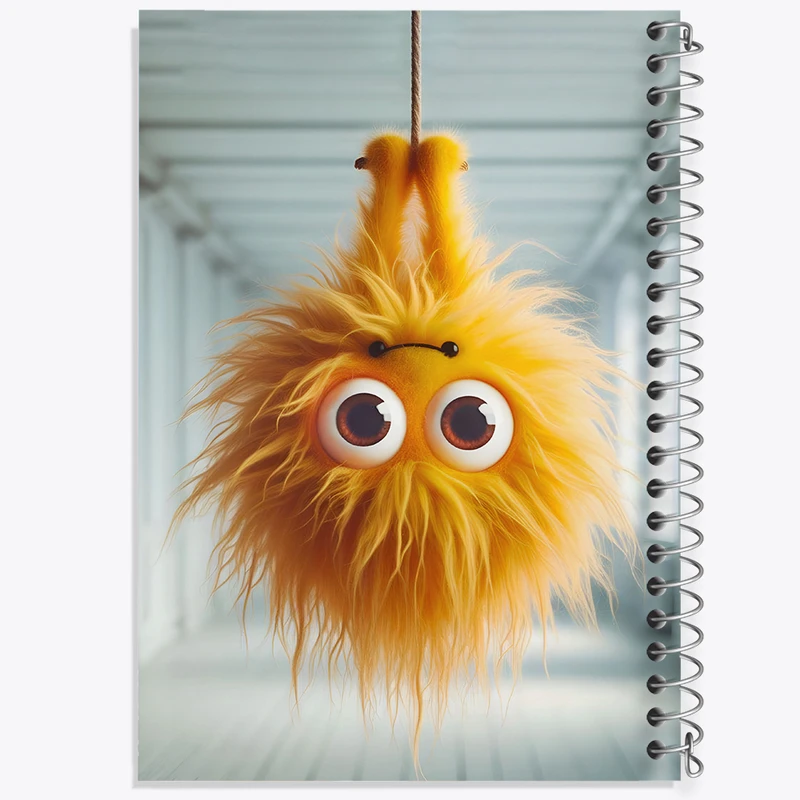 دفتر مشق 50 برگ خندالو طرح هیولای بامزه کد F5710