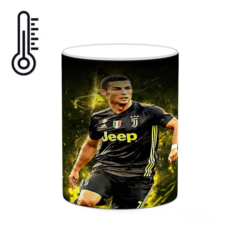 ماگ حرارتی کاکتی طرح Ronaldo رونالدو مدل mgh43192