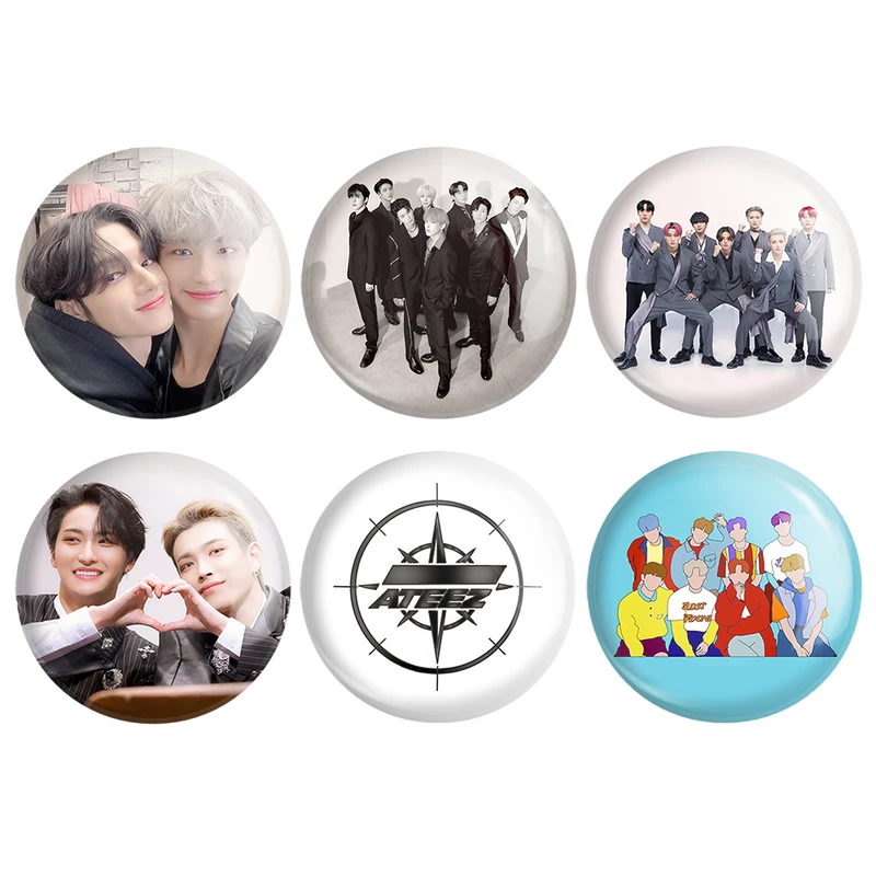 پیکسل خندالو مدل گروه ایتیز ATEEZ کد 1276B مجموعه 6 عددی