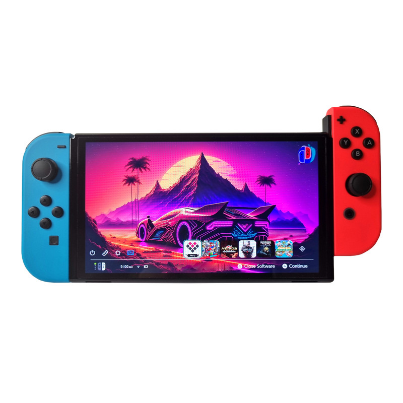 کنسول بازی نینتندو مدل قابل حمل  Jailbroken Switch OLED کپی خور