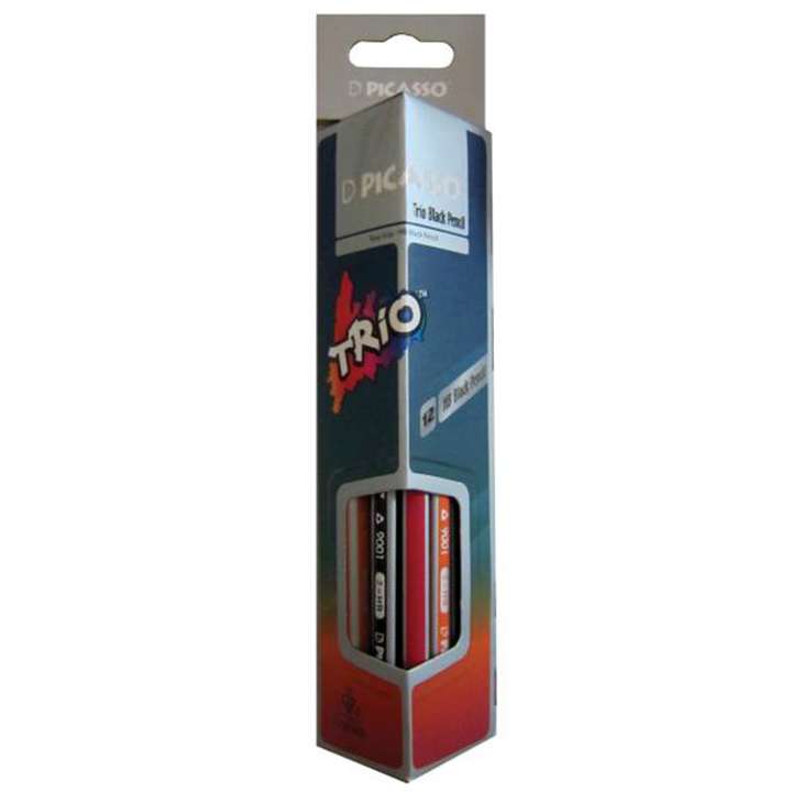 مداد مشکی پیکاسو کد 3001 بسته 12 عددی