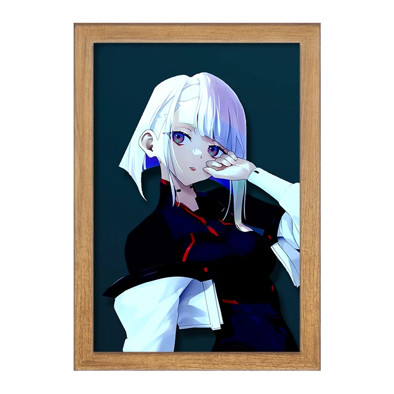 تابلو خندالو مدل لوسی انیمه سایبر پانک Cyberpunk  کد 22457