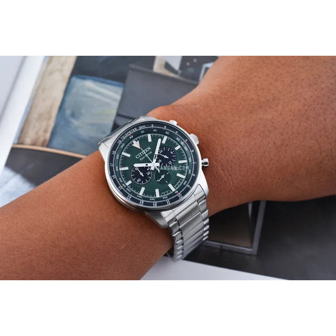 ساعت مچی عقربه‌ای مردانه کوارتز کورنوگراف سیتی زن مدل CA4500-91X