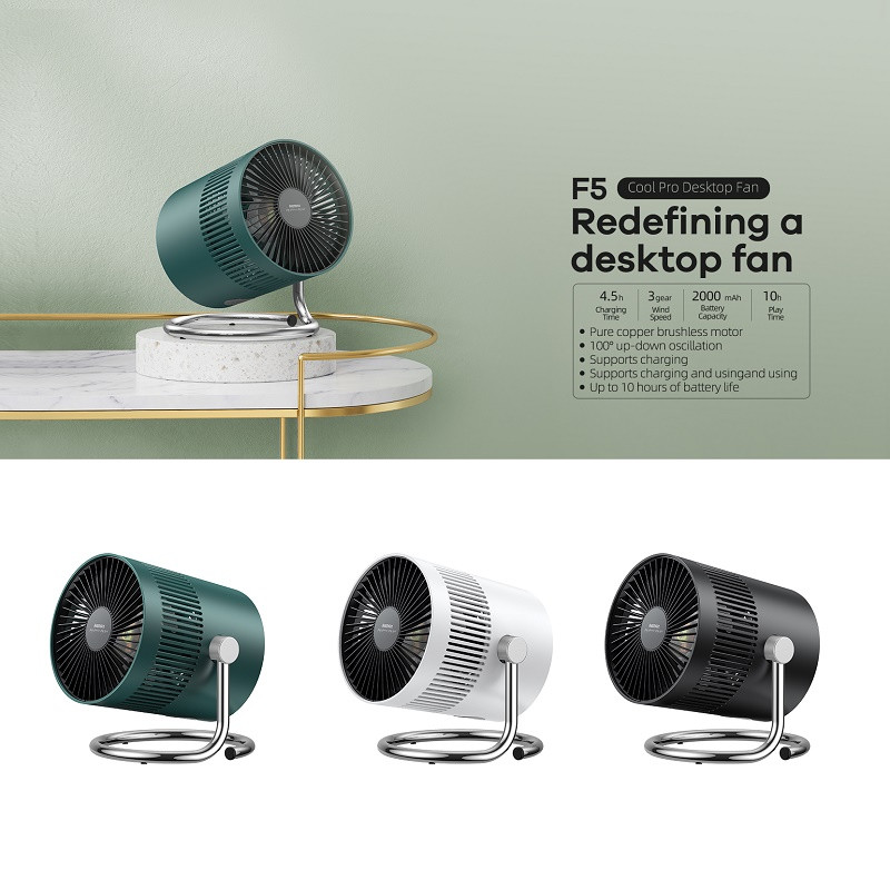 پنکه شارژی ریمکس مدل Desktop Fan Pro