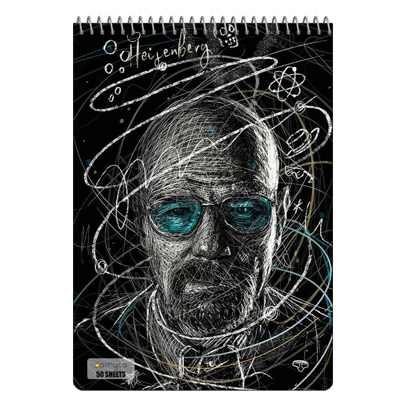 دفتر نقاشی 50 برگ سیمی کارنیکا طرح بریکینگ بد Breaking Bad کد 67073