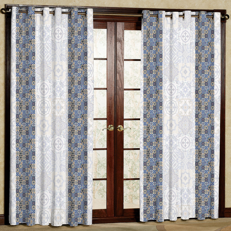 پرده مدل هازان پانچی کد D 110L سایز 140x200 سانتی متر